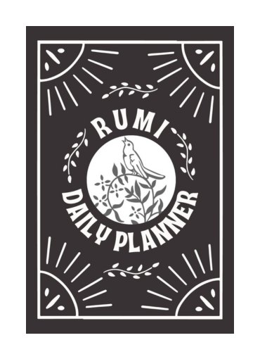 Rumi journal BIRD Black Cover JM Islamic planners Amazon KDP Book
