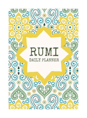 Rumi journal Islamic YELLOW Cover JM Islamic planners Amazon KDP Book